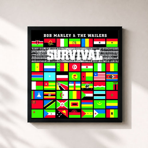 Bob Marley & The Wailers · Survival — Stampa incorniciata