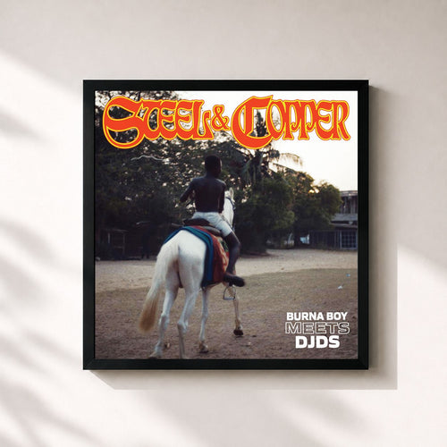 Burna Boy · Steel & Copper — Stampa incorniciata