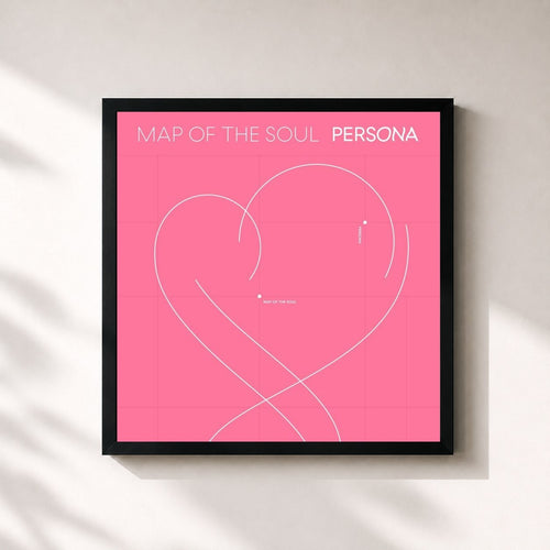 BTS · MAP OF THE SOUL : PERSONA — Affiche encadrée