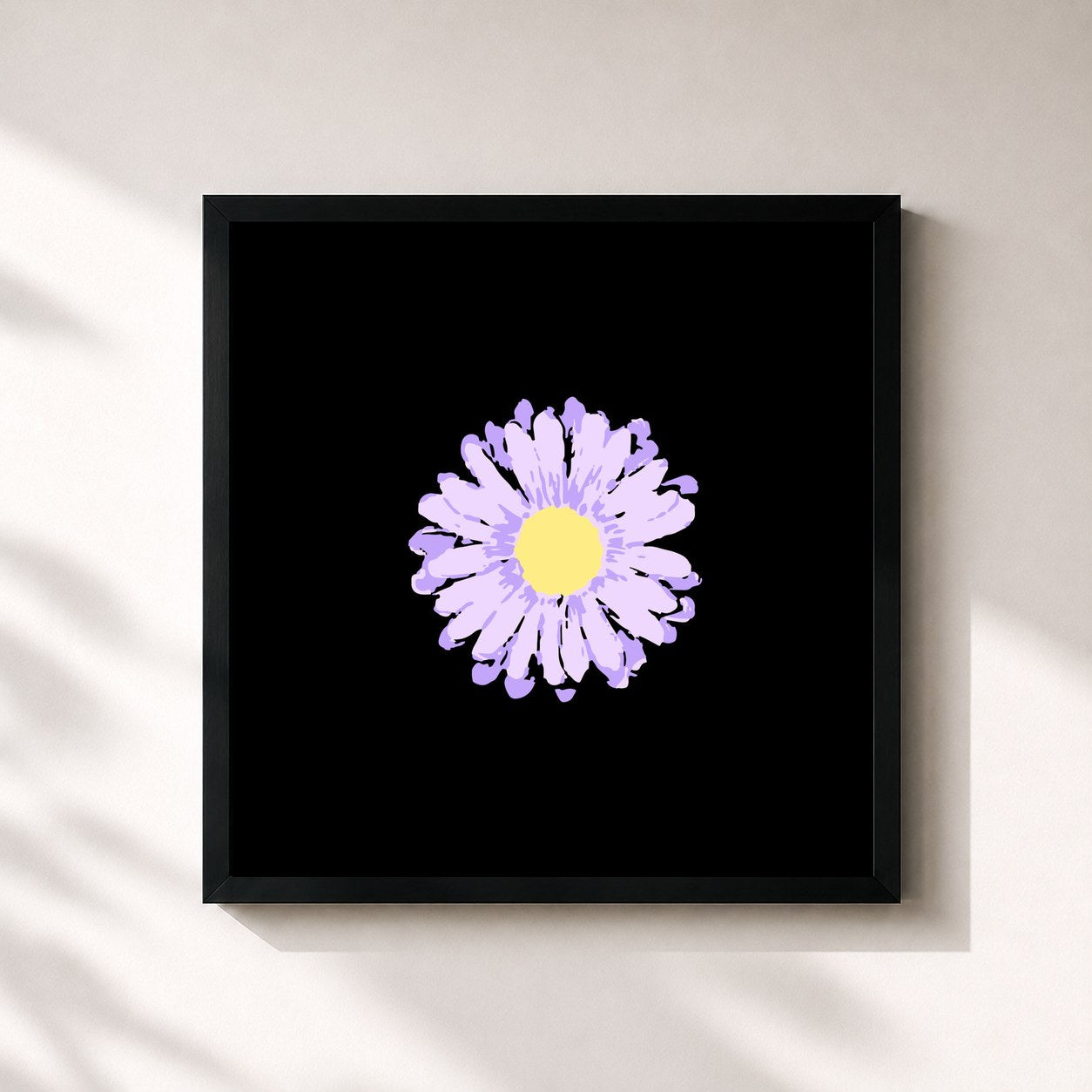 #noir Tableau carré de l'album Me de Gnash, cadre noir 32x32 cm