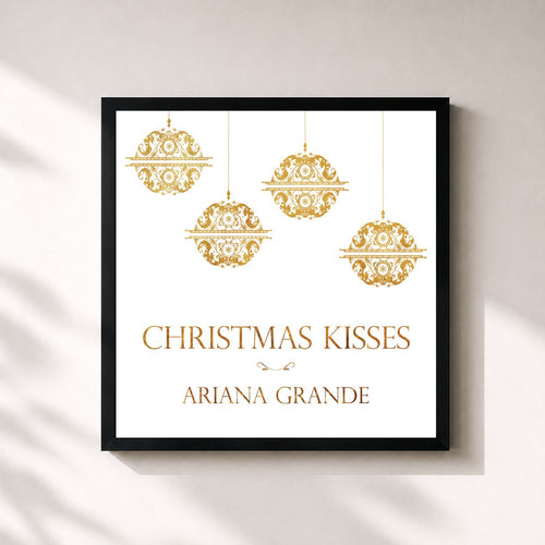 Ariana Grande · Christmas Kisses — Affiche encadrée