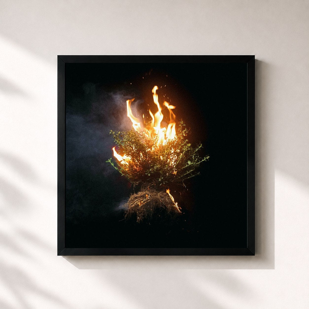 #noir Tableau carré de l'album CAN YOU IMAGINE? de Elevation Worship, cadre noir 32x32 cm