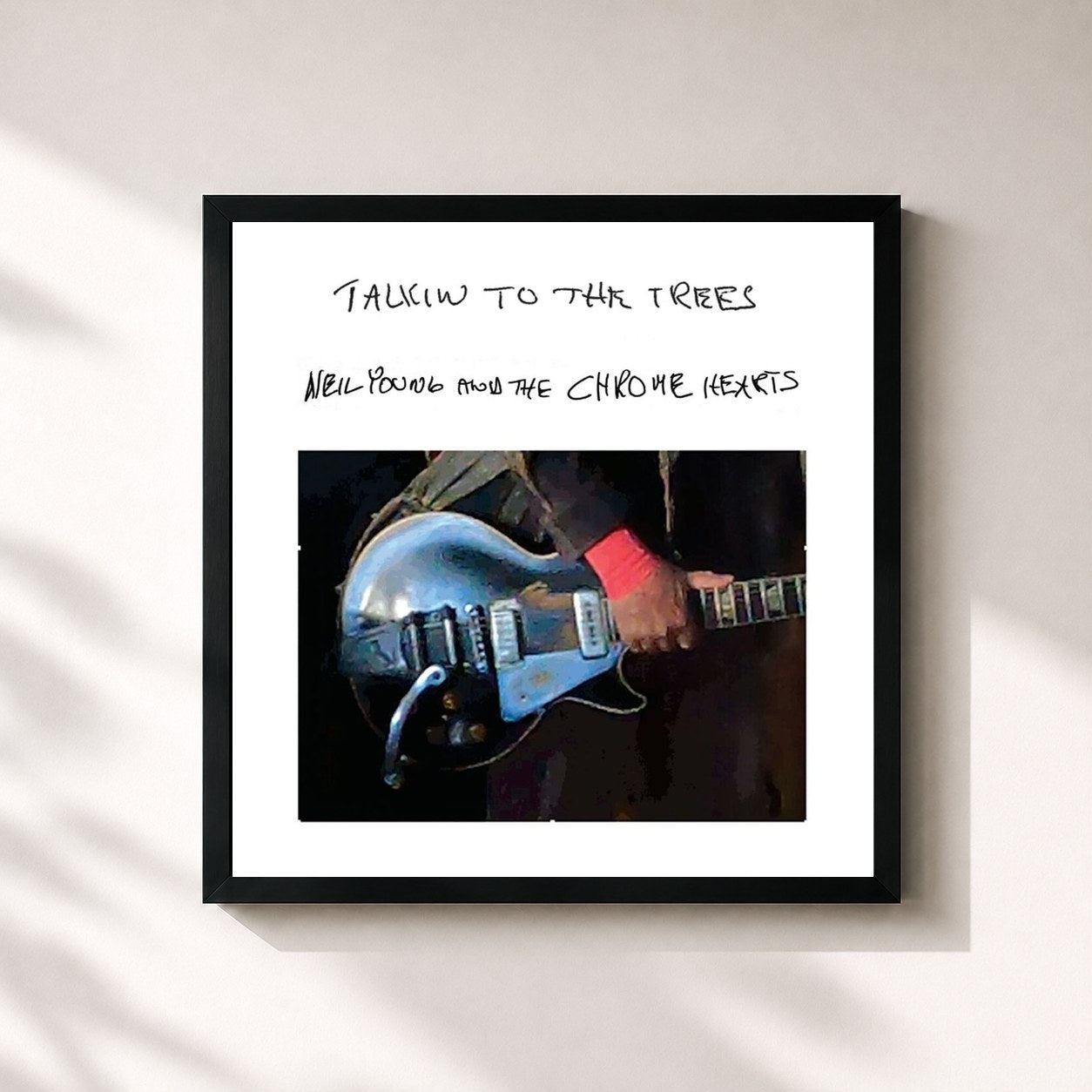 Neil Young · Talkin to the Trees — Framed art print
