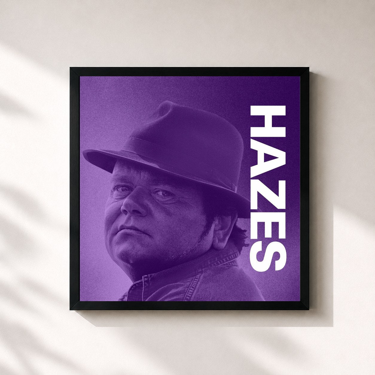 #noir Tableau carré de l'album Verborgen Parels: 1996-2005 de André Hazes, cadre noir 32x32 cm
