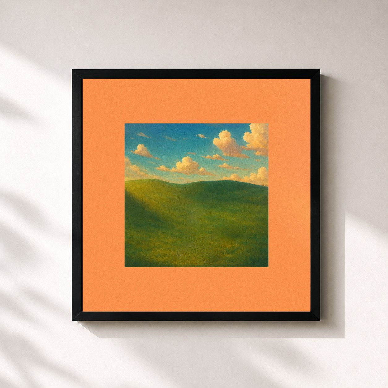 #noir Tableau carré de l'album JESUS LOFI VOLUME ONE de Forrest Frank, cadre noir 32x32 cm