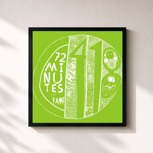 C418 · 72 Minutes of Fame — Affiche encadrée