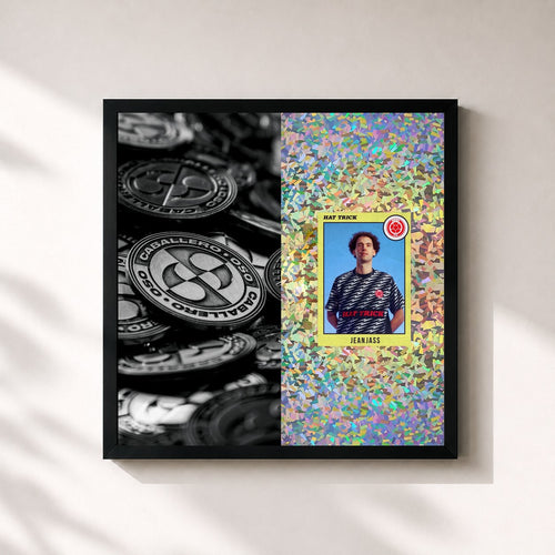 Caballero & JeanJass · OSO / Hat Trick — Affiche encadrée