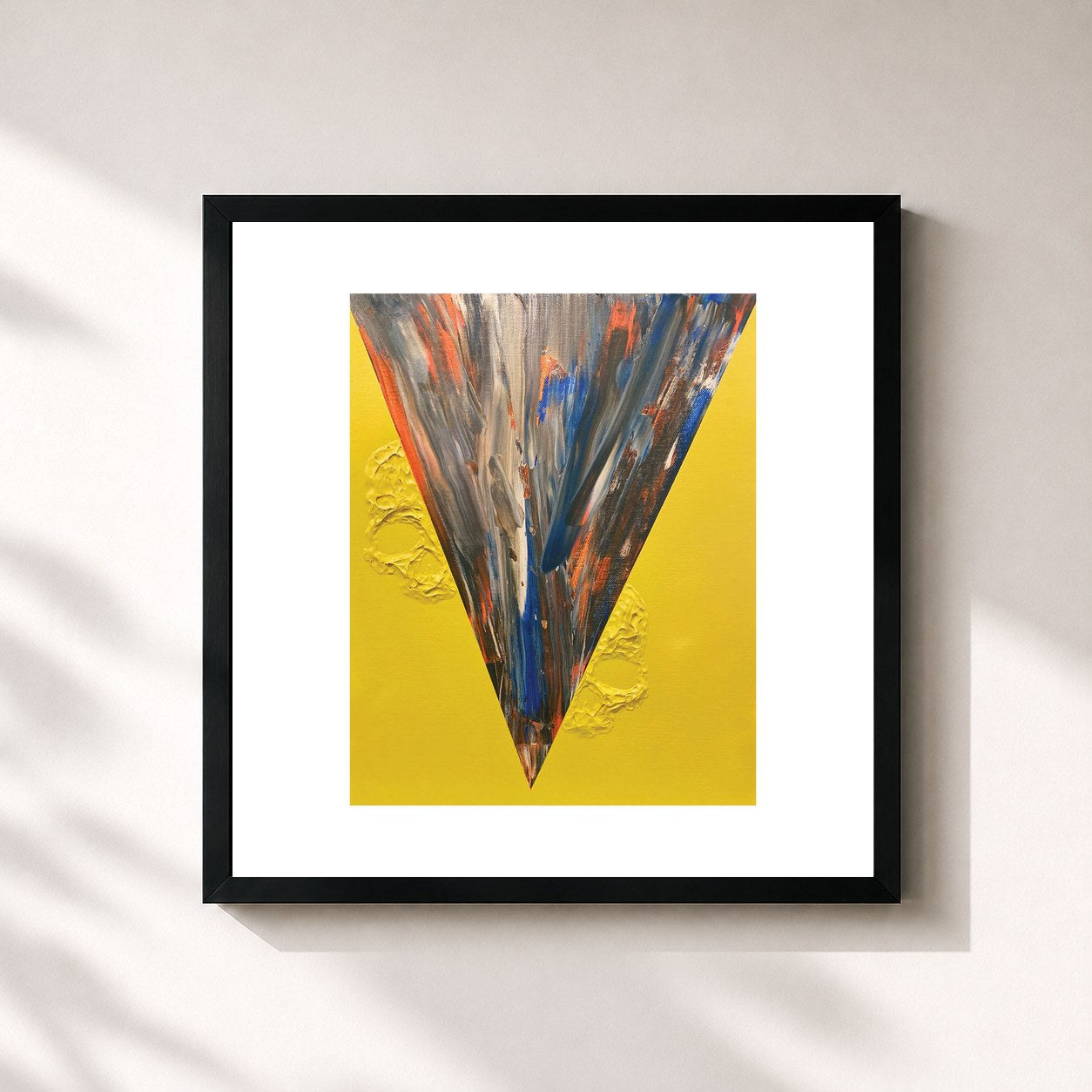 #noir Tableau carré de l'album Drill Music in Zion de Lupe Fiasco, cadre noir 32x32 cm