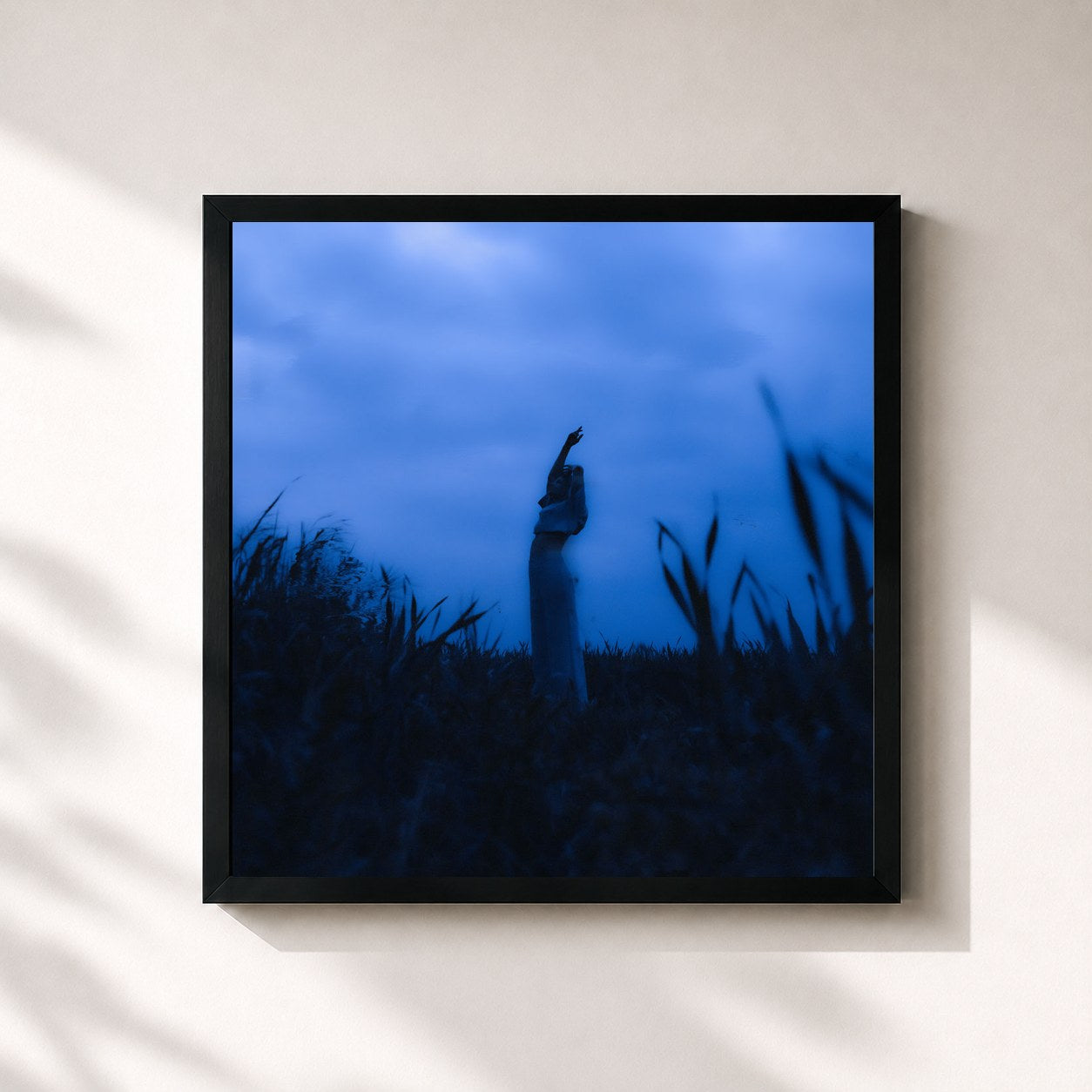 #noir Tableau carré de l'album Dreamscape de Øneheart, cadre noir 32x32 cm