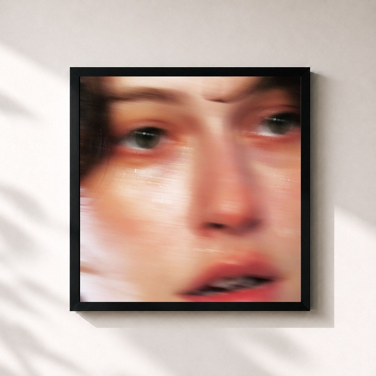 #noir Tableau carré de l'album Girl Violence de King Princess, cadre noir 32x32 cm