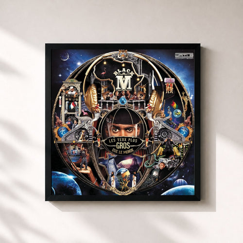 Black M · Les yeux plus gros que le monde — Gerahmter Kunstdruck