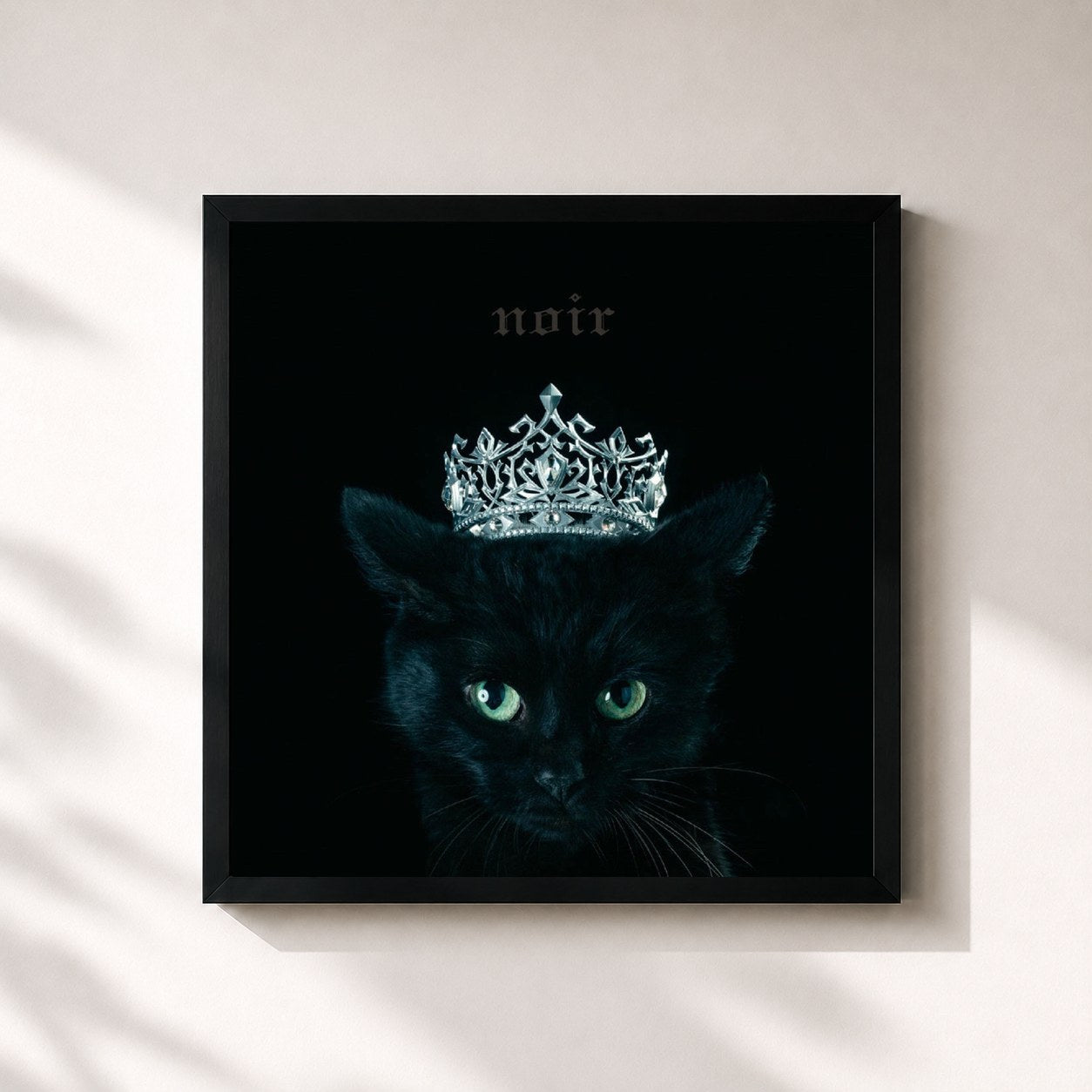#noir Tableau carré de l'album BEST SELECTION "noir" de Aimer, cadre noir 32x32 cm