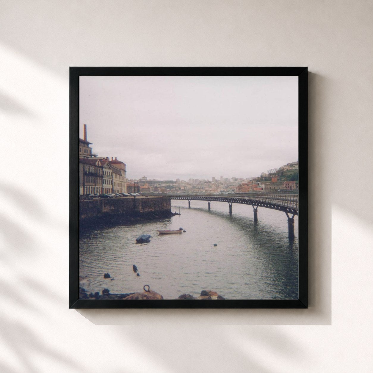 #noir Tableau carré de l'album Mark Kozelek Sings Favorites de Mark Kozelek, cadre noir 32x32 cm