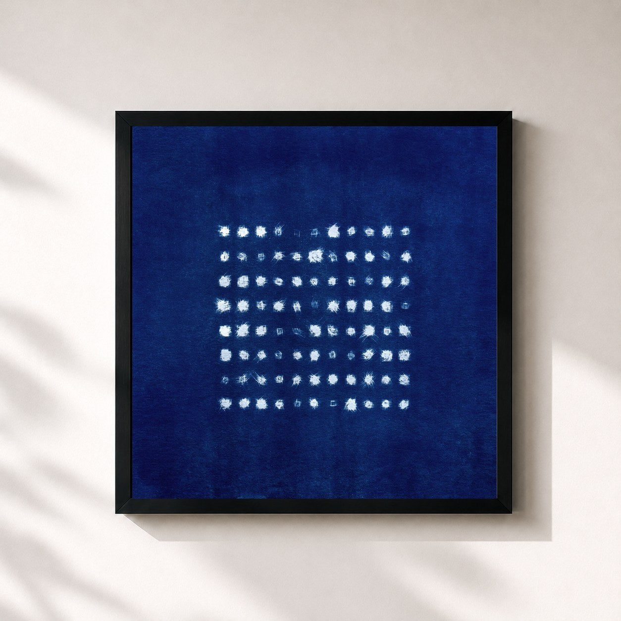 #noir Tableau carré de l'album re:member de Ólafur Arnalds, cadre noir 32x32 cm