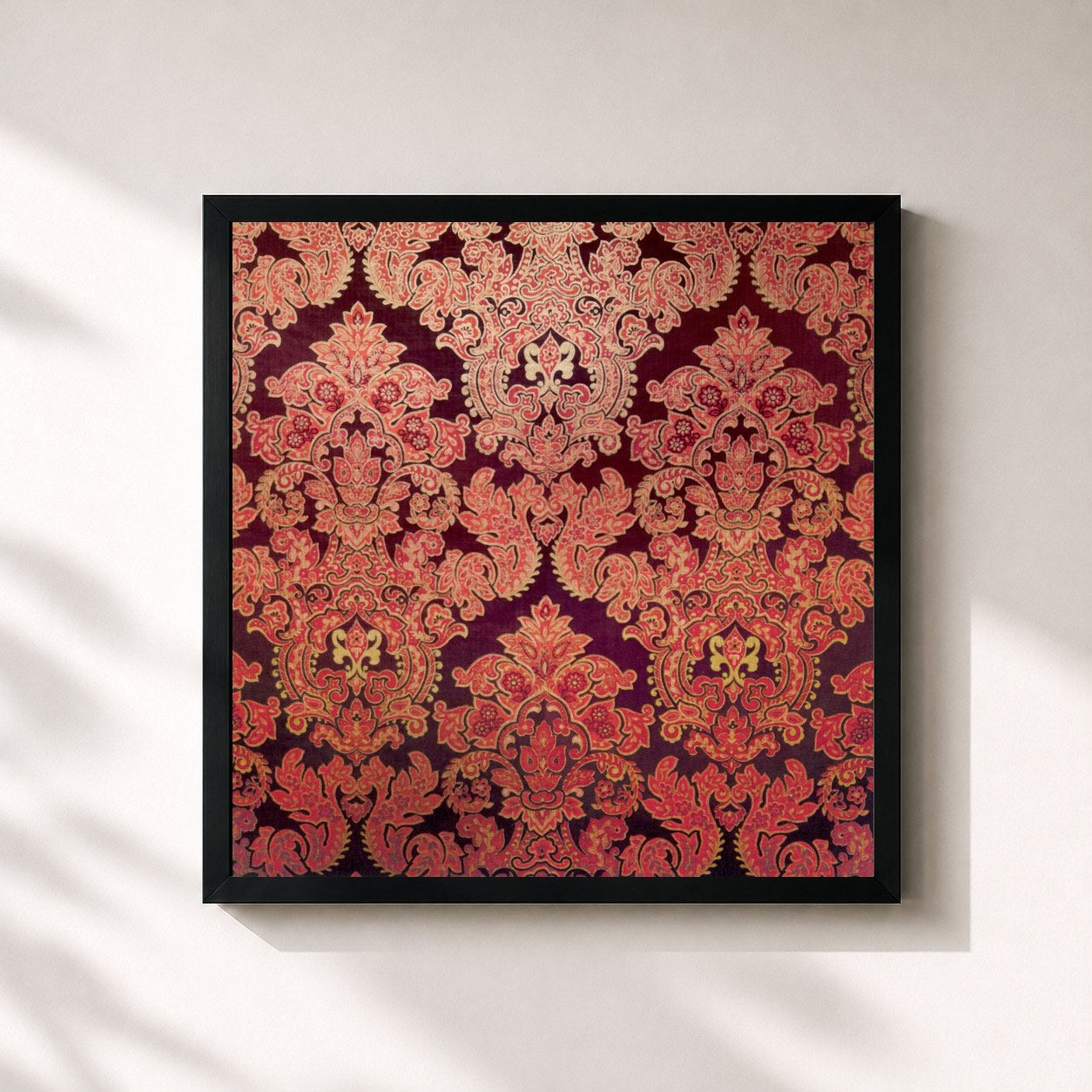 #noir Tableau carré de l'album Oh No de OK Go, cadre noir 32x32 cm