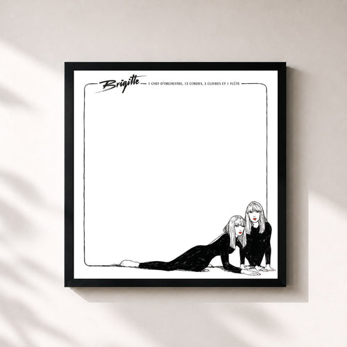 Brigitte · 1 chef d'orchestre, 12 cordes, 3 cuivres et une flûte — Affiche encadrée
