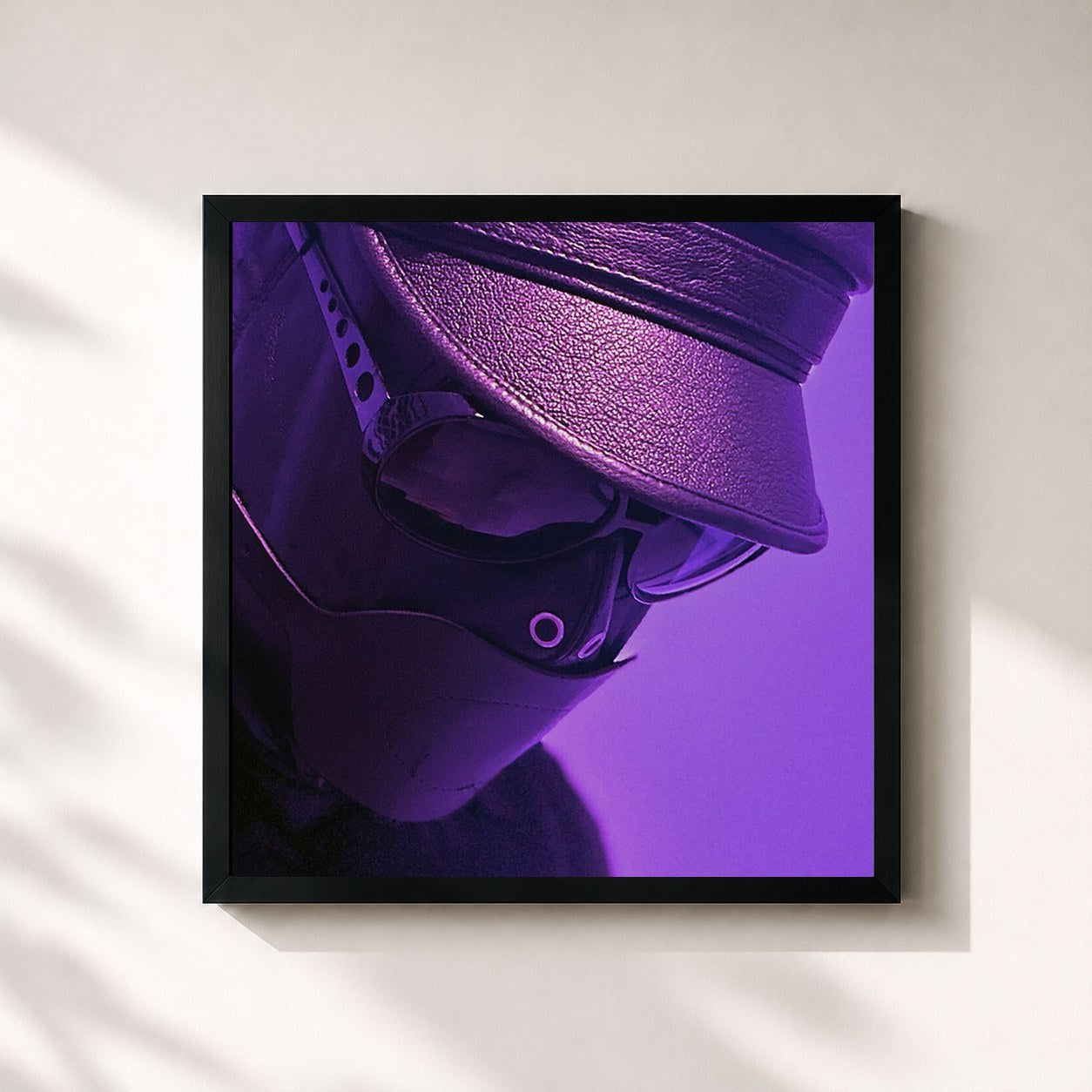 #noir Tableau carré de l'album Slowed, Vol. 1 de Kordhell, cadre noir 32x32 cm