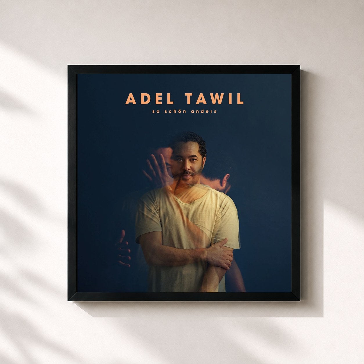 #noir Tableau carré de l'album So schön anders (Deluxe Version) de Adel Tawil, cadre noir 32x32 cm
