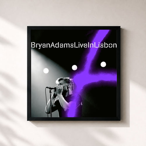 Bryan Adams · Bryan Adams Live In Lisbon — Affiche encadrée