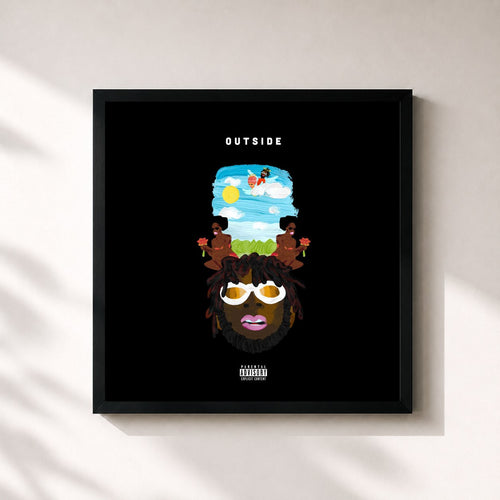 Burna Boy · Outside — Stampa incorniciata
