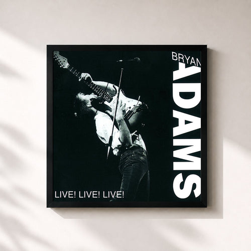 Bryan Adams · Live! Live! Live! — Affiche encadrée