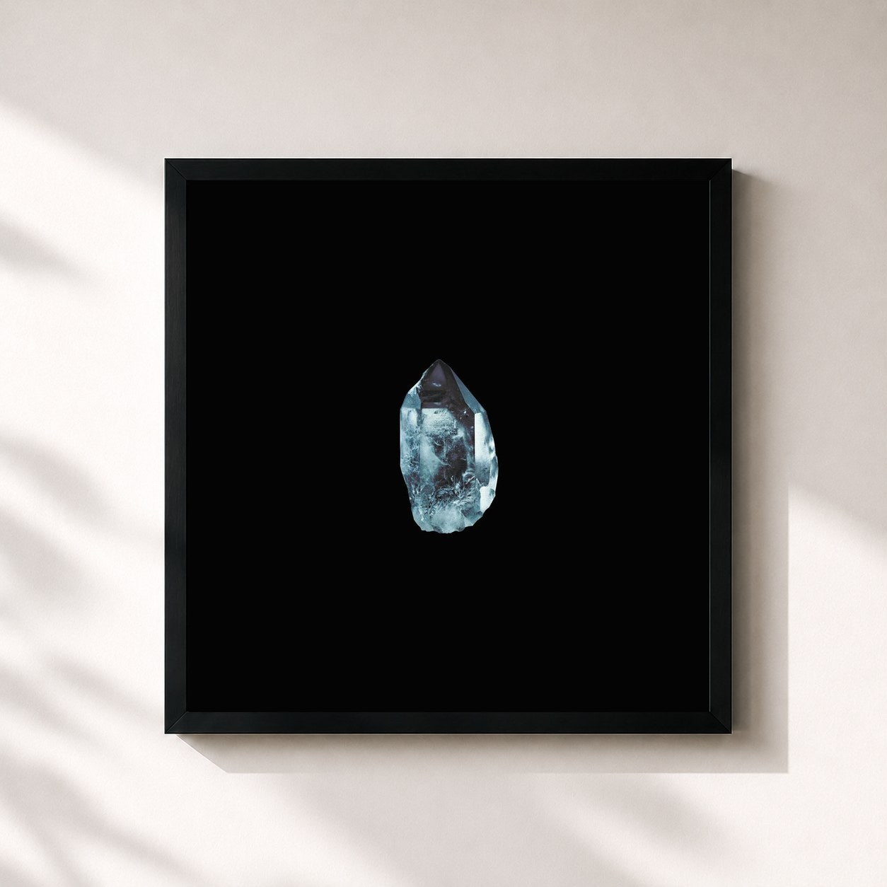 #noir Tableau carré de l'album The Circle de Yodelice, cadre noir 32x32 cm