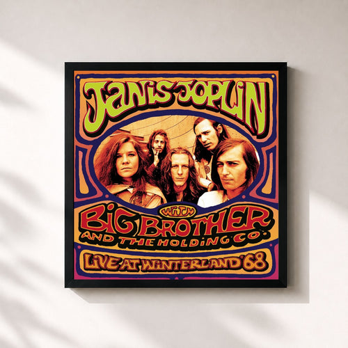 Big Brother & The Holding Company · Janis Joplin Live At Winterland '68 — Gerahmter Kunstdruck