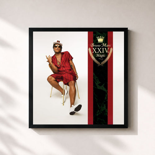 Bruno Mars · 24K Magic — Gerahmter Kunstdruck