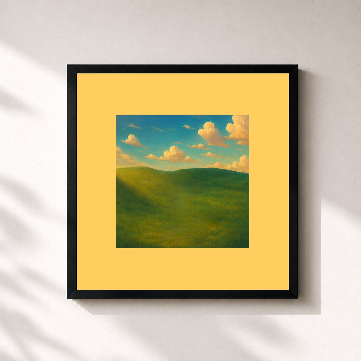 #noir Tableau carré de l'album JESUS LOFI VOLUME TWO de Forrest Frank, cadre noir 32x32 cm