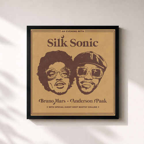 Bruno Mars · An Evening With Silk Sonic — Gerahmter Kunstdruck