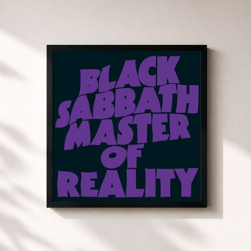 Black Sabbath · Master of Reality — Gerahmter Kunstdruck