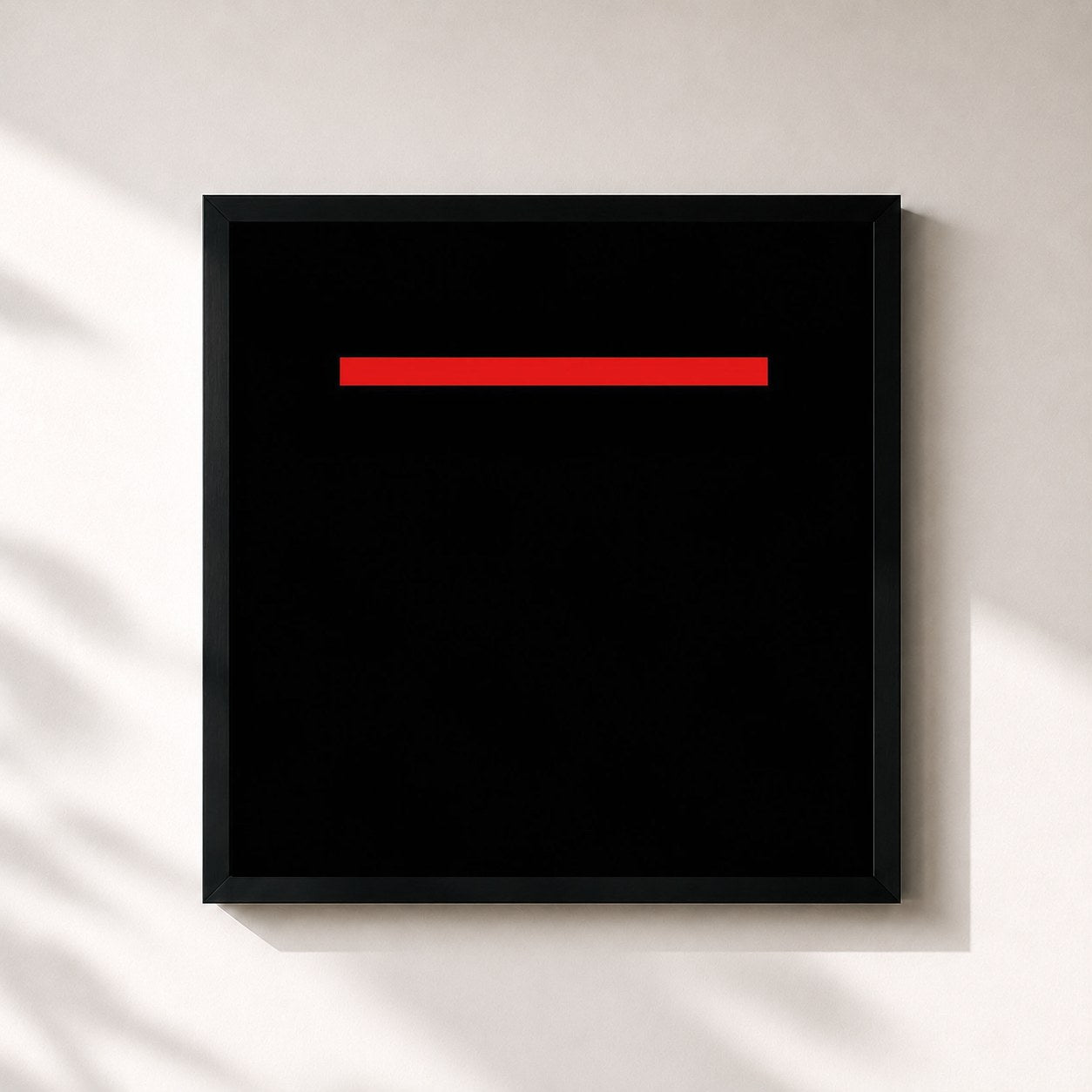 #noir Tableau carré de l'album Novo Sonic System de Gesaffelstein, cadre noir 32x32 cm