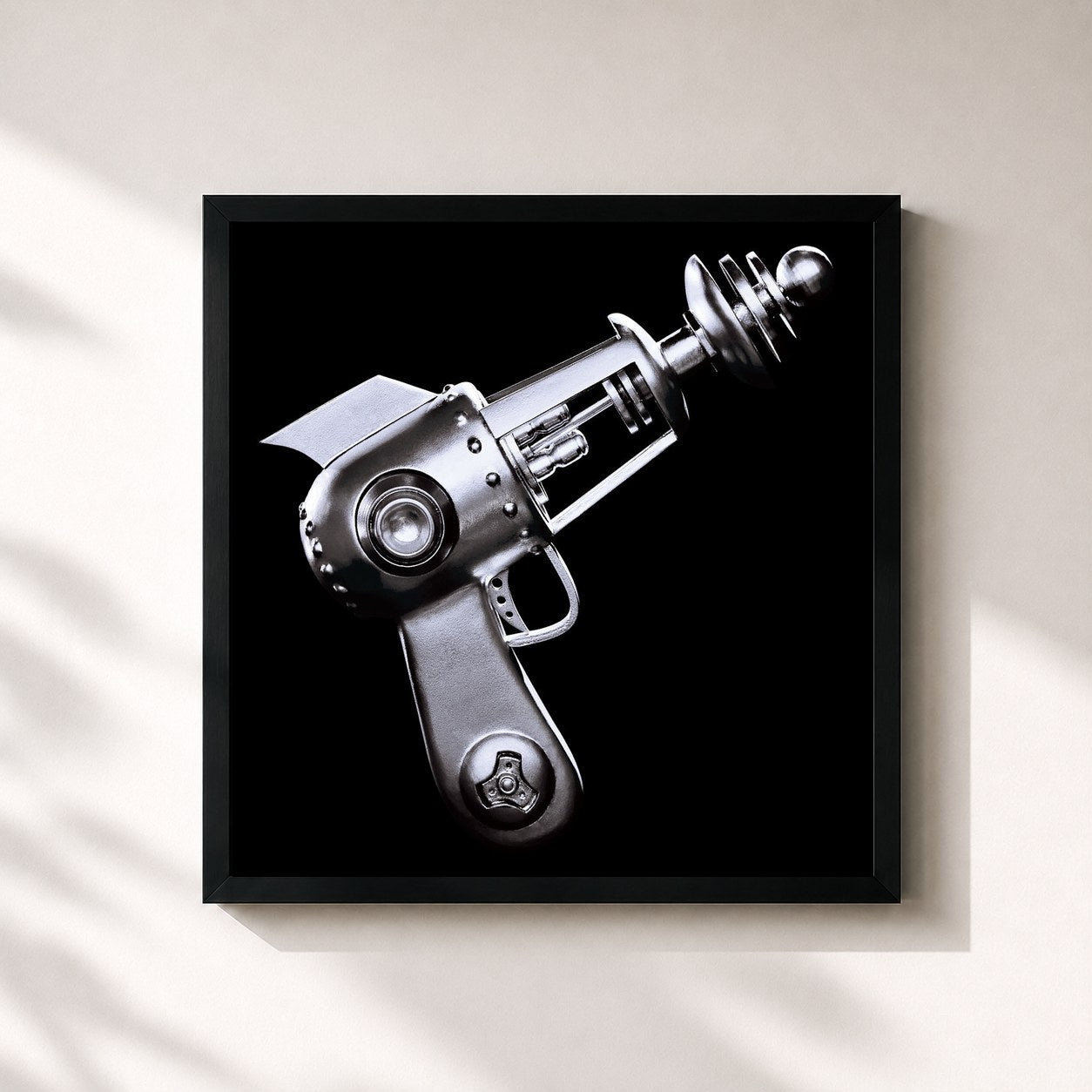#noir Tableau carré de l'album BAD LOVE - The 1st Mini Album de KEY, cadre noir 32x32 cm