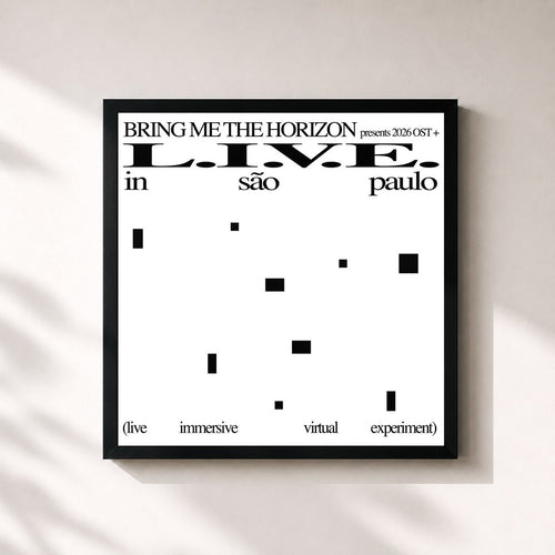 Bring Me the Horizon · L.I.V.E. In São Paulo (Live Immersive Virtual Experiment) — Gerahmter Kunstdruck