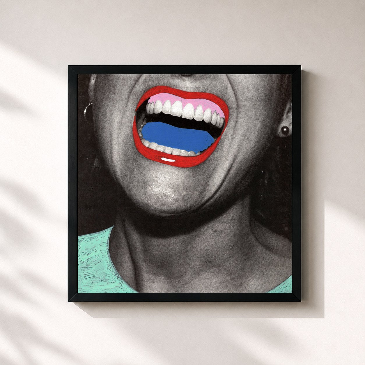 #noir Tableau carré de l'album Remember Never Before (Deluxe) de July Talk, cadre noir 32x32 cm