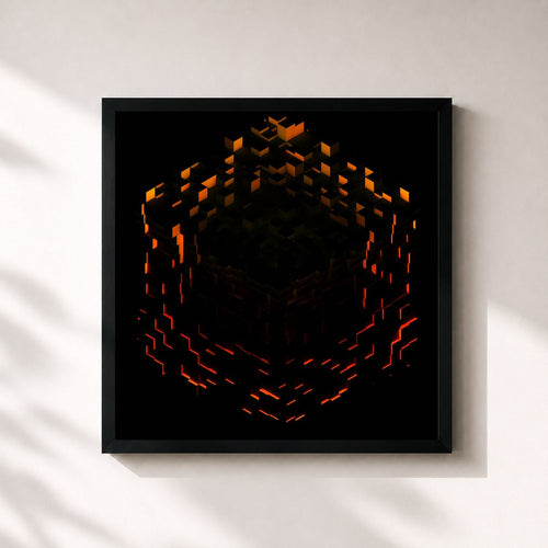 C418 · Minecraft - Volume Beta — Affiche encadrée