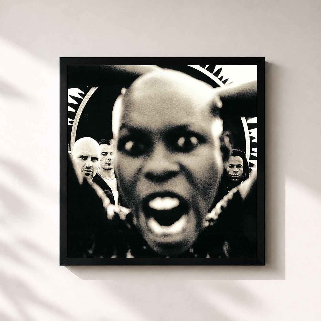 #noir Tableau carré de l'album Stoosh de Skunk Anansie, cadre noir 32x32 cm