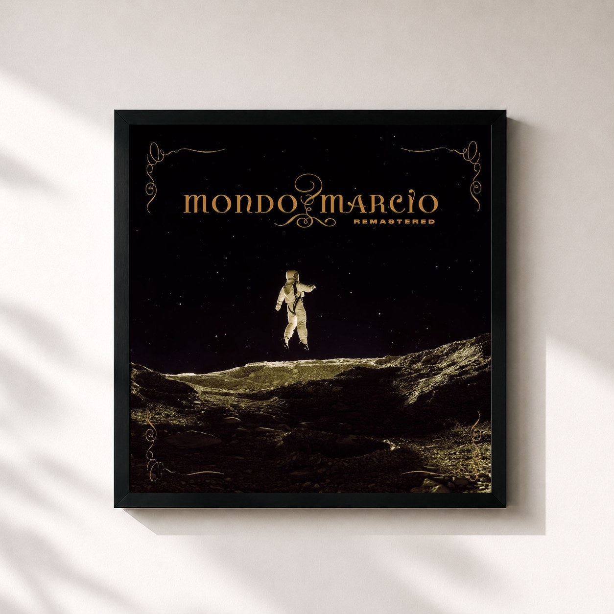 #noir Tableau carré de l'album Mondo Marcio (2022 Remastered) de Mondo Marcio, cadre noir 32x32 cm