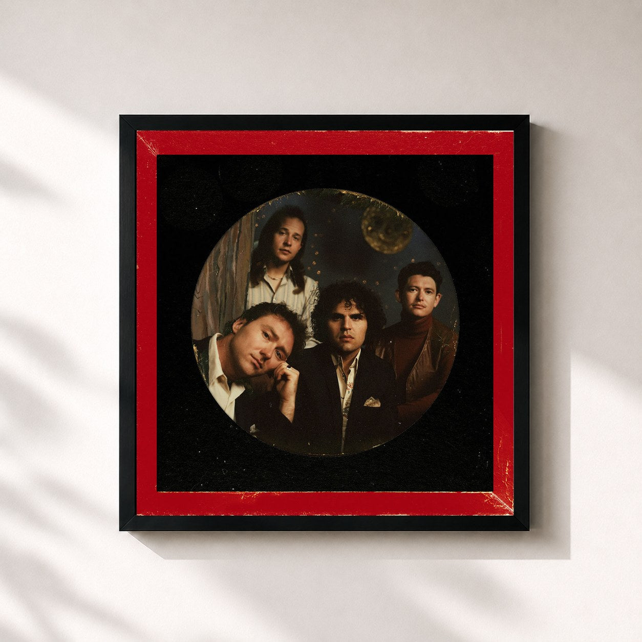 #noir Tableau carré de l'album Magic Hour de Surf Curse, cadre noir 32x32 cm