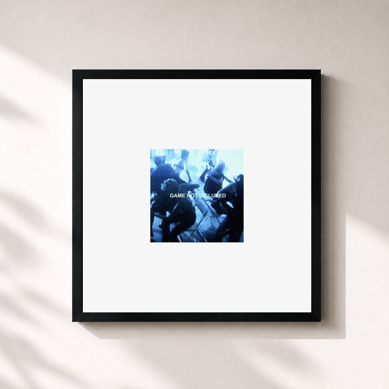 #noir Tableau carré de l'album Musical Chairs Mixtape (Vol. 1) de Zhu, cadre noir 32x32 cm