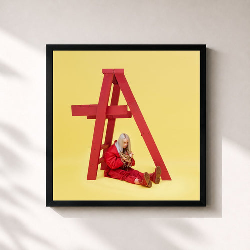 Billie Eilish · dont smile at me — Gerahmter Kunstdruck