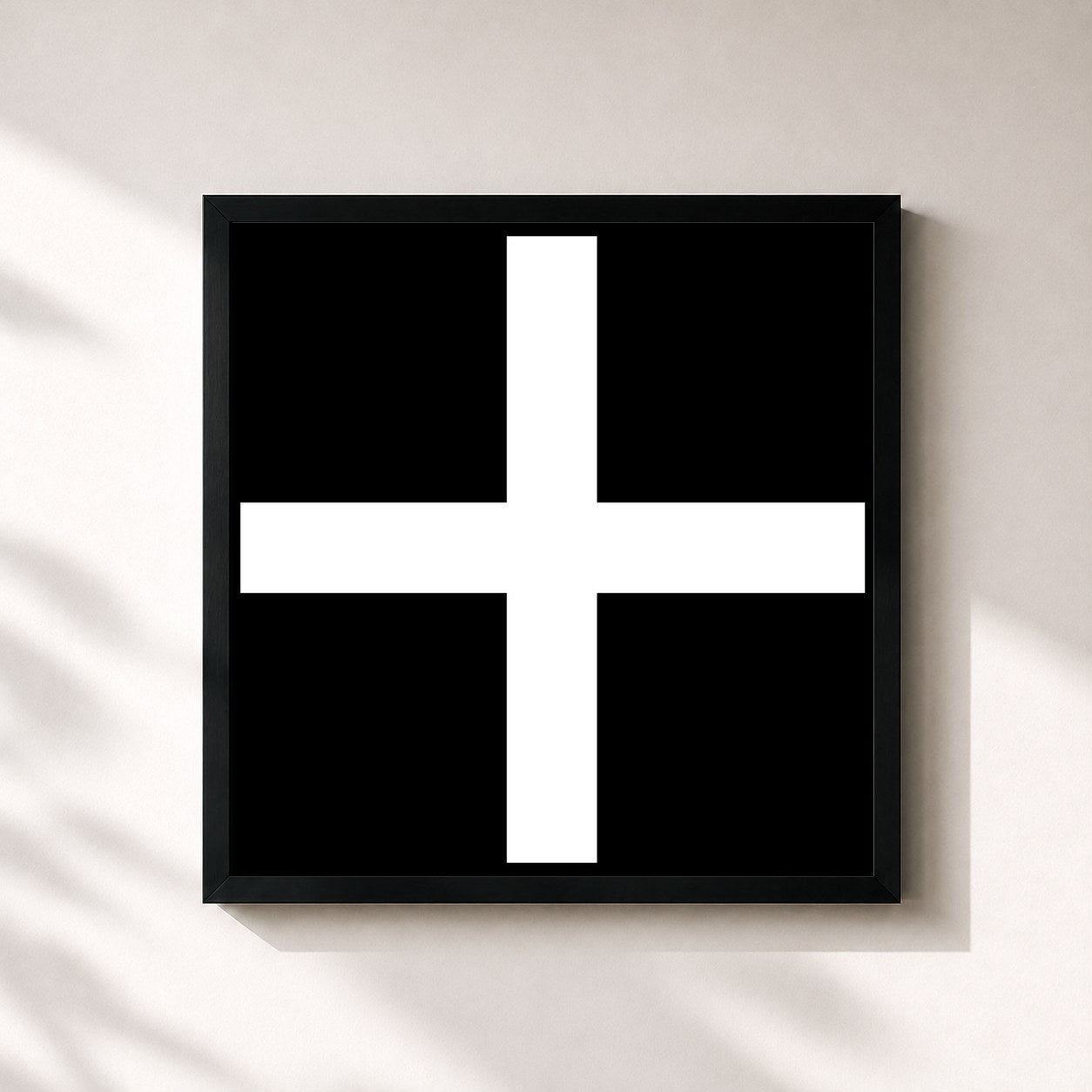 #noir Tableau carré de l'album Substance de The Subs, cadre noir 32x32 cm