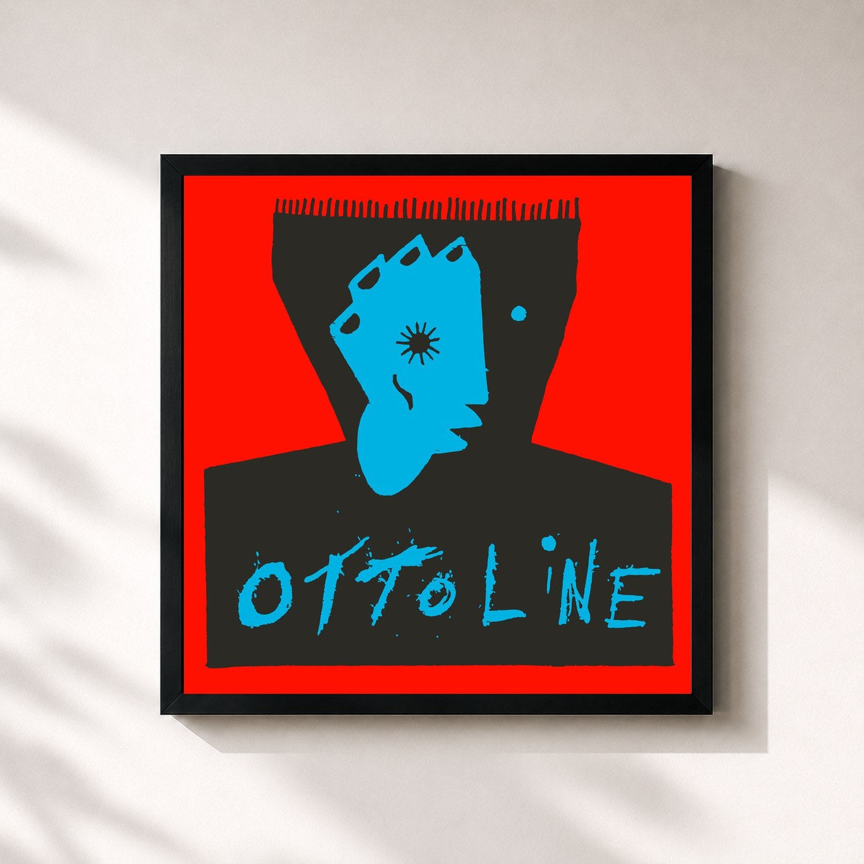 #noir Tableau carré de l'album OTTOLINE: THE DIRECTOR'S CUT (DELUXE) de L.A. Salami, cadre noir 32x32 cm
