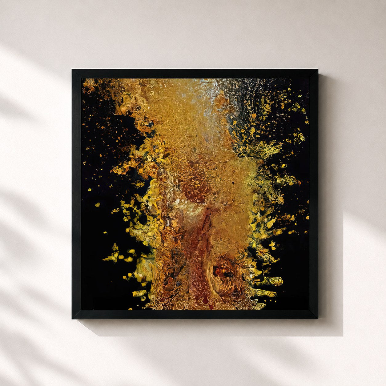 #noir Tableau carré de l'album Oh Glory (Deluxe) de Aime Simone, cadre noir 32x32 cm