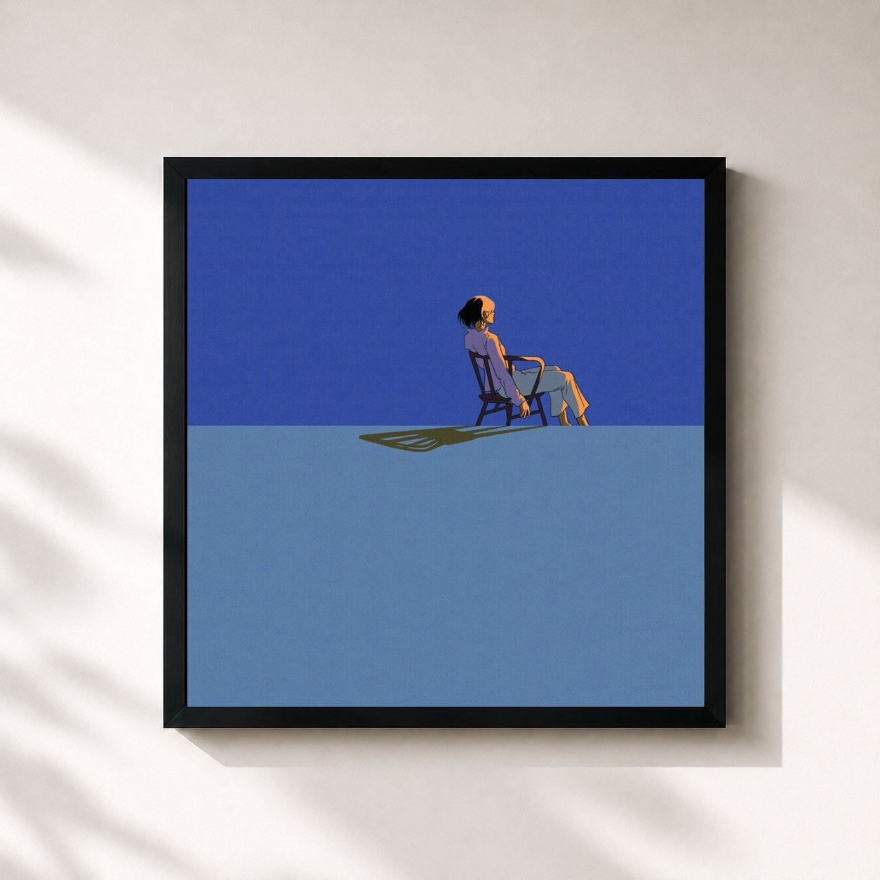 #noir Tableau carré de l'album Best Day of My Life de Tom Odell, cadre noir 32x32 cm