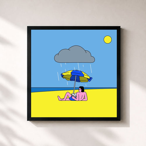 Bigflo & Oli · Un Été Quand Même — Affiche encadrée