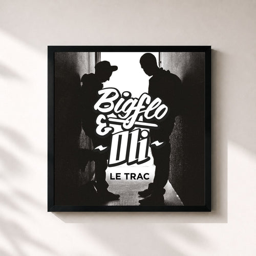 Bigflo & Oli · Le Trac — Gerahmter Kunstdruck