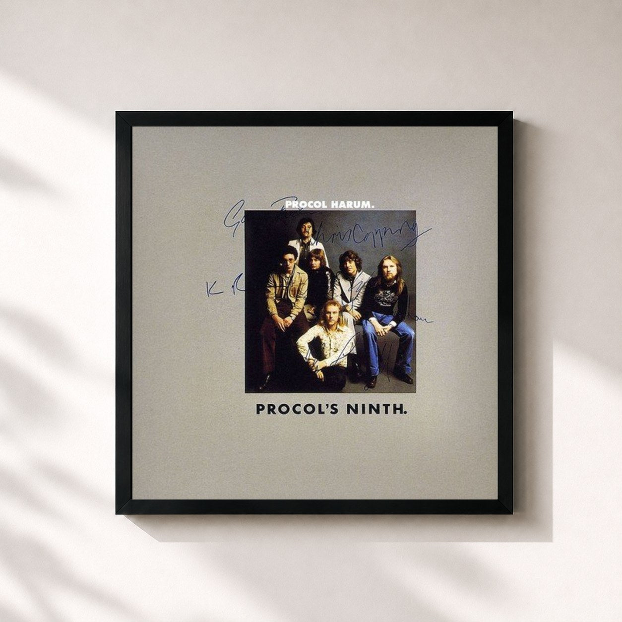#noir Tableau carré de l'album Procol's Ninth (Remastered & Expanded Edition) de Procol Harum, cadre noir 32x32 cm