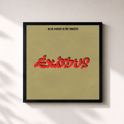 Bob Marley & The Wailers · Exodus — Affiche encadrée