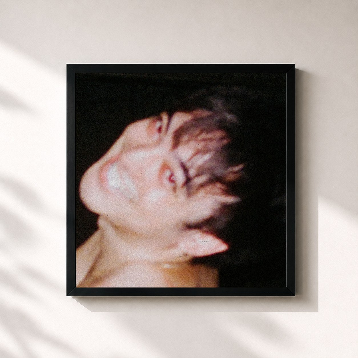 #noir Tableau carré de l'album BALLADS 1 de Joji, cadre noir 32x32 cm